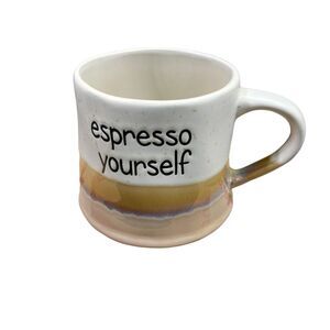 espresso yourself Oversized Coffee Cup Espresso Hot Tea Mug Brown